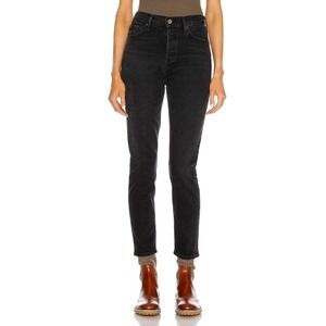 AGOLDE Nico High Rise Slim jeans Women's Size 26 Black